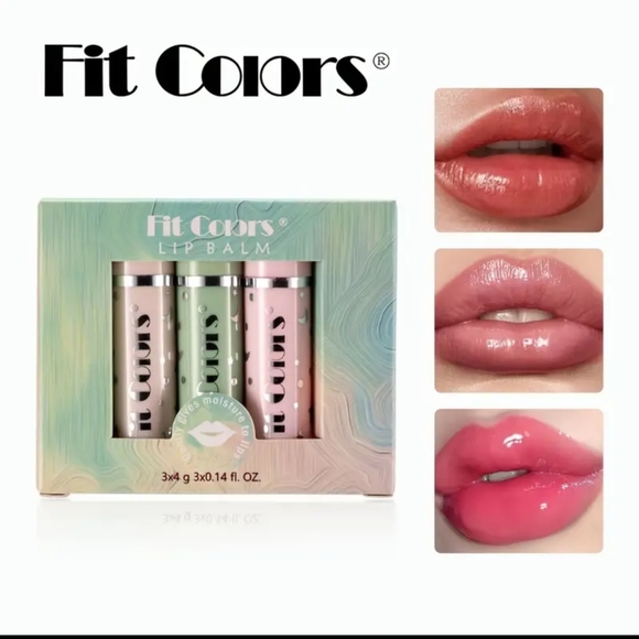 Moisturizing Lip Balm Sets Temperature Change Lip Balm Hydrating 3 PC gift set - Picture 5 of 8